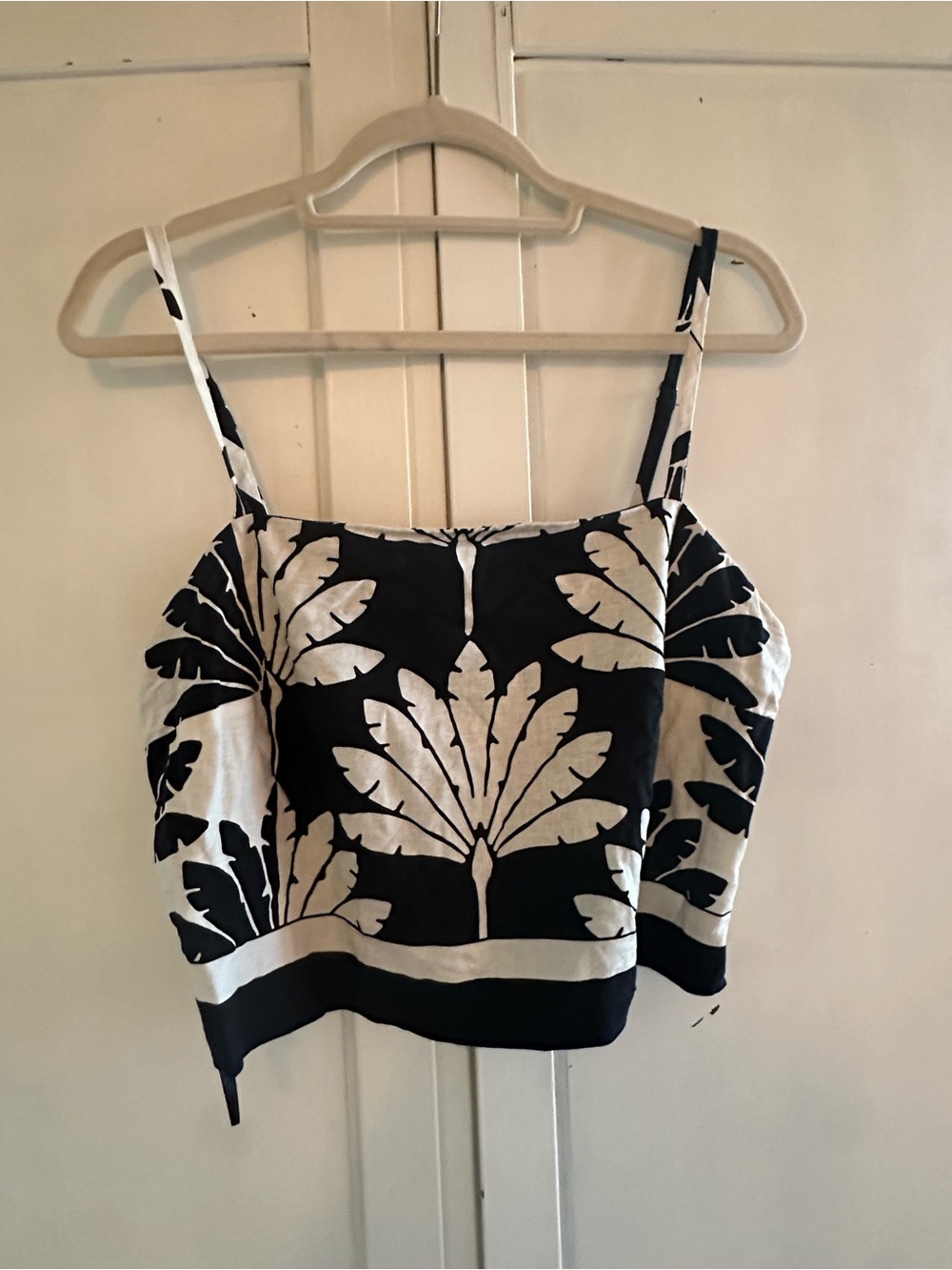 Loft Palm Linen Blend Cami Top